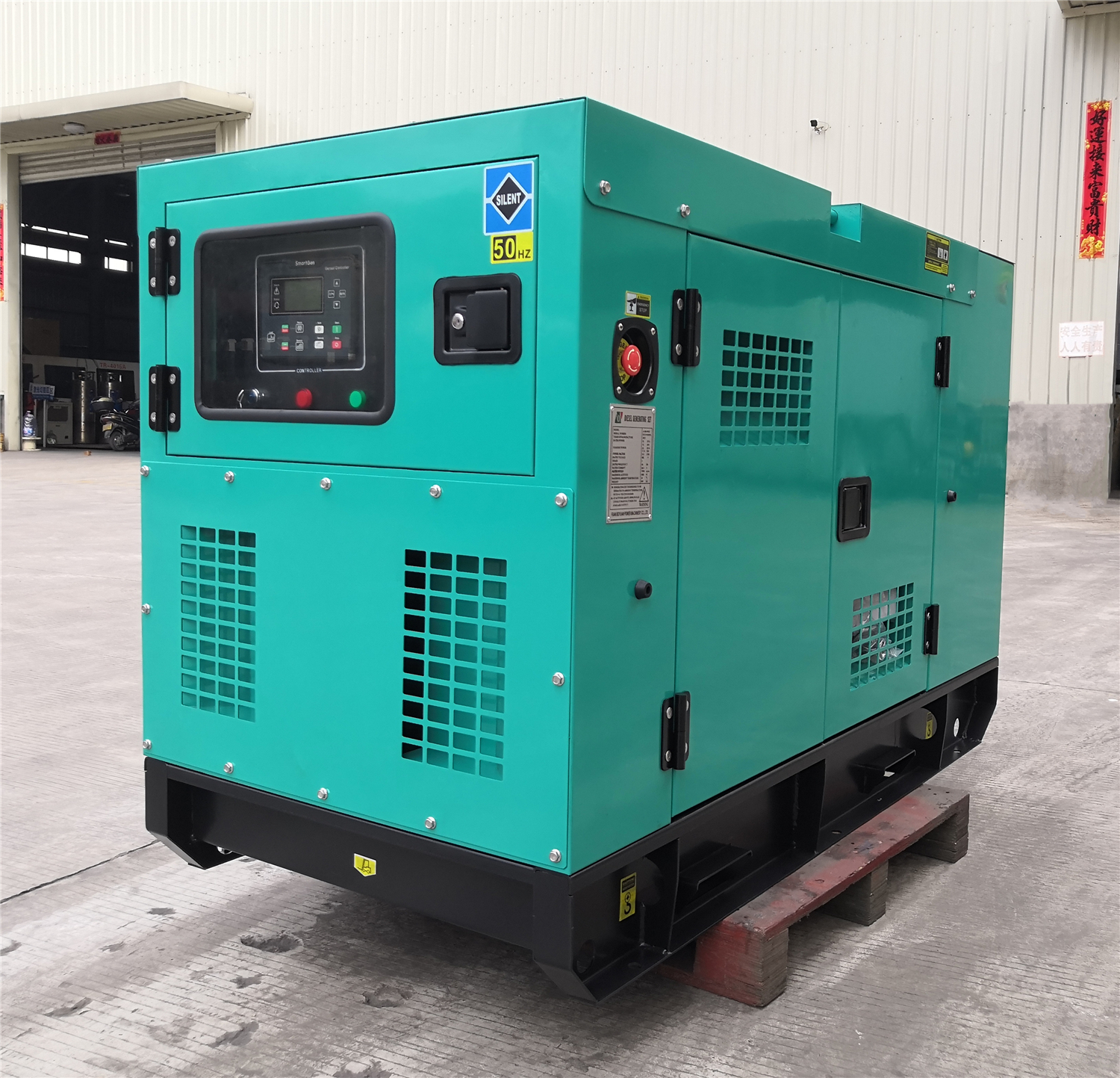Prenosni 12kw odprti dizelski generator za zgradbe