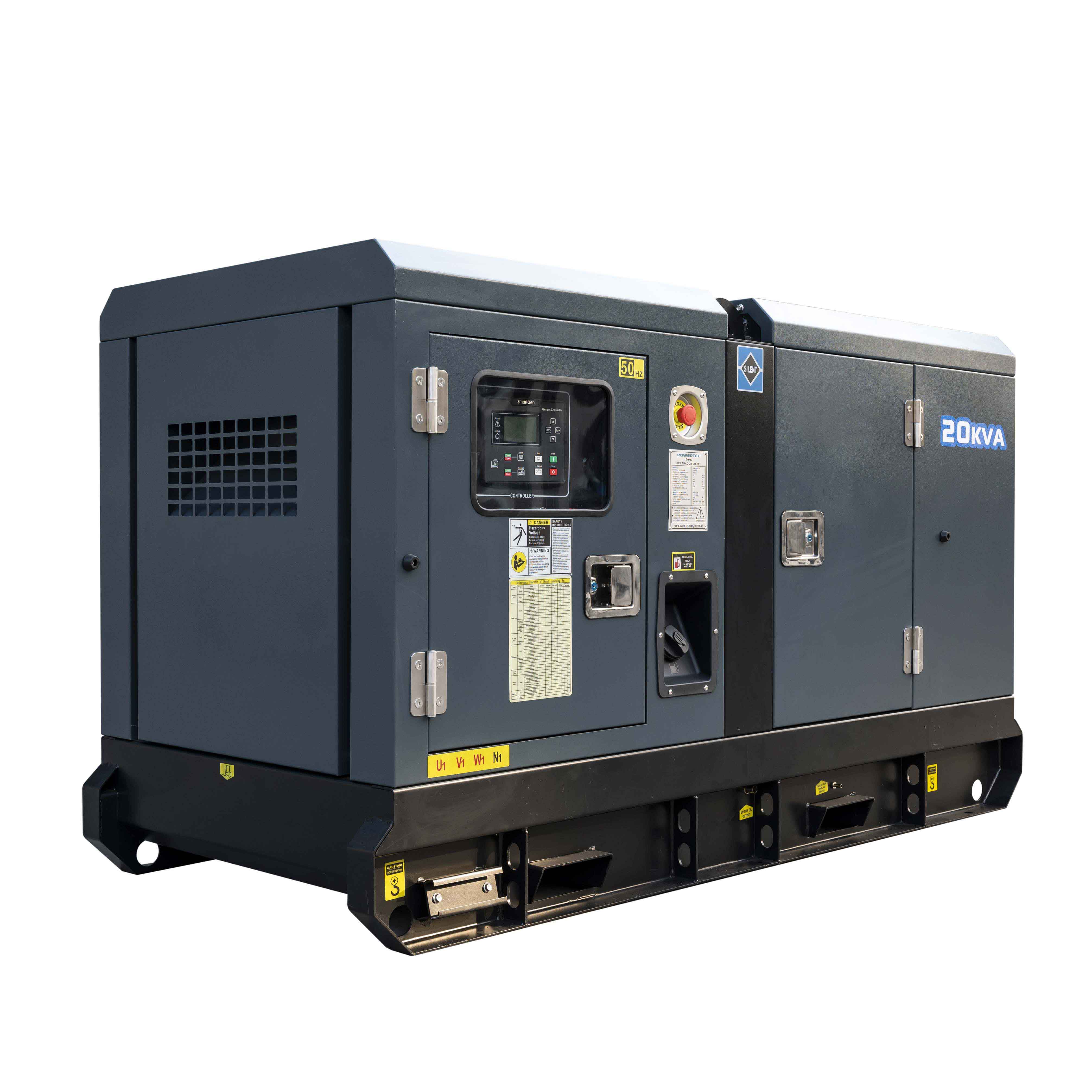 Prenosni 12kw odprti dizelski generator za zgradbe