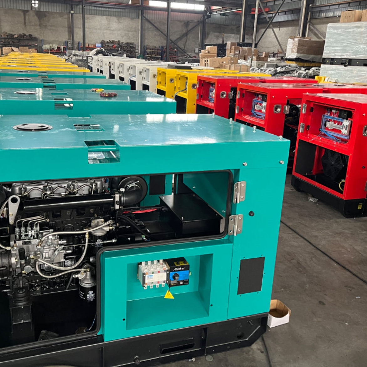 Generator diesel deschis personalizat de 10 Kva pentru minerit